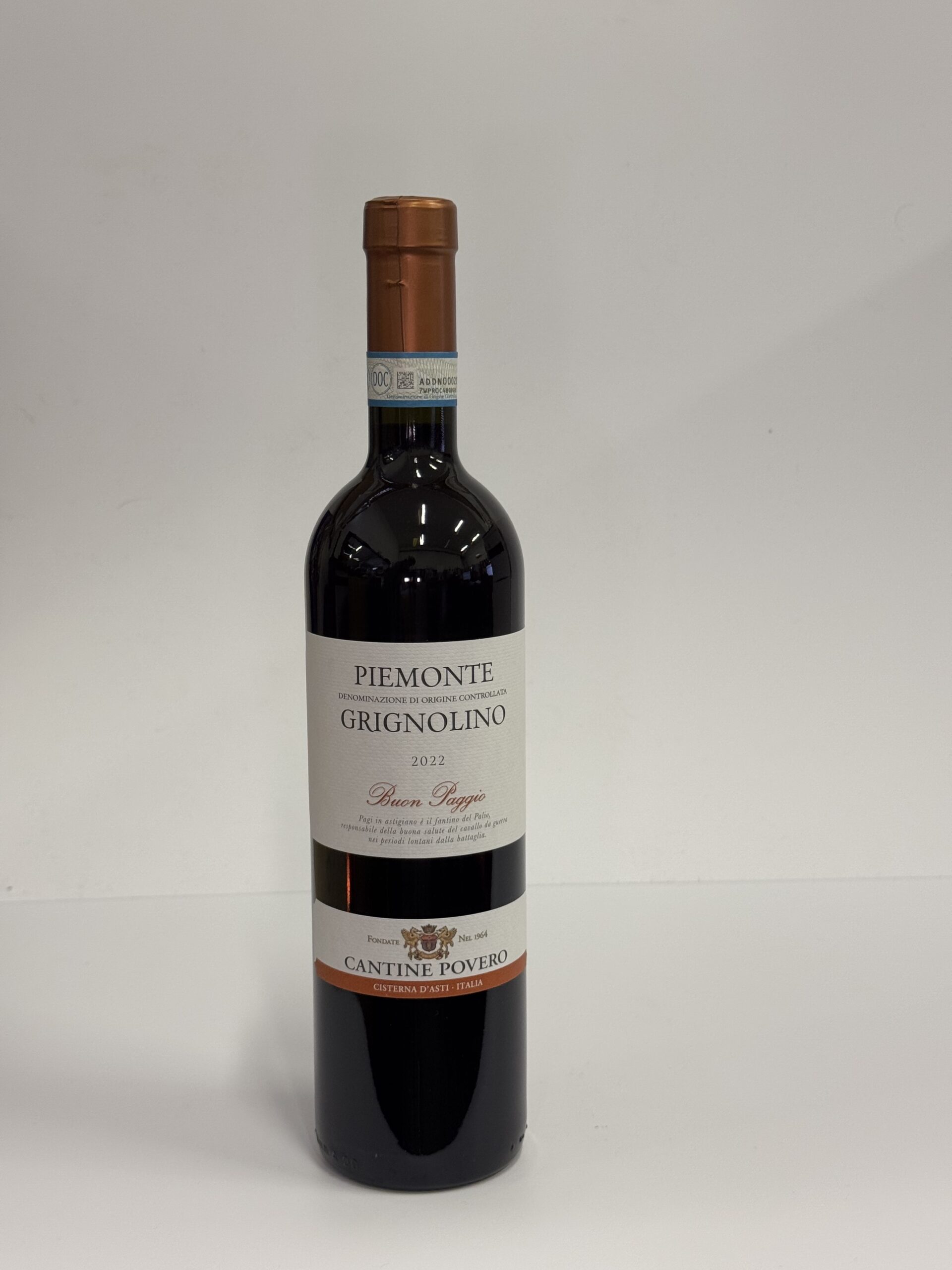 Grignolino Piemonte Cantine Povero 0,75 lt